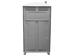 Standard Portable Toilet Backside View