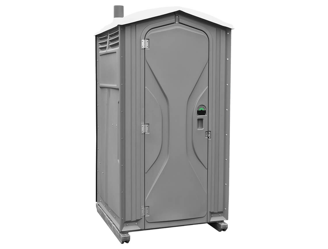 Standard Portable Toilet Front Left View