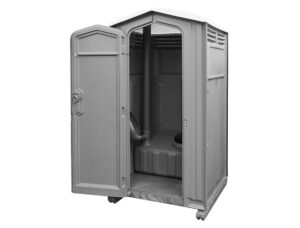 Standard Portable Toilet Open Door View