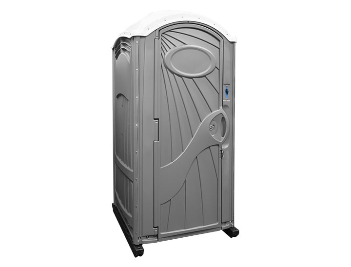 An Upgraded, Gray, Event Portable Toilet Rental