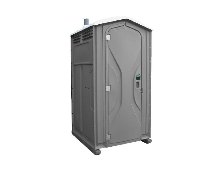 A Cost-Effective, Gray, Standard Portable Toilet Rental