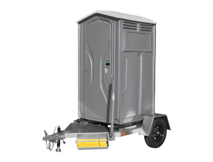 Portable Toilet Trailer with Grey Unit